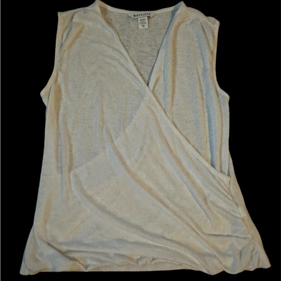 White athleta wrap over top - Picture 1 of 2